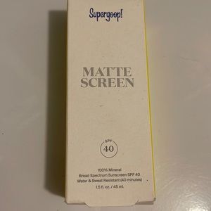 Supergoop Matte Sunscreen 1.5 fl oz